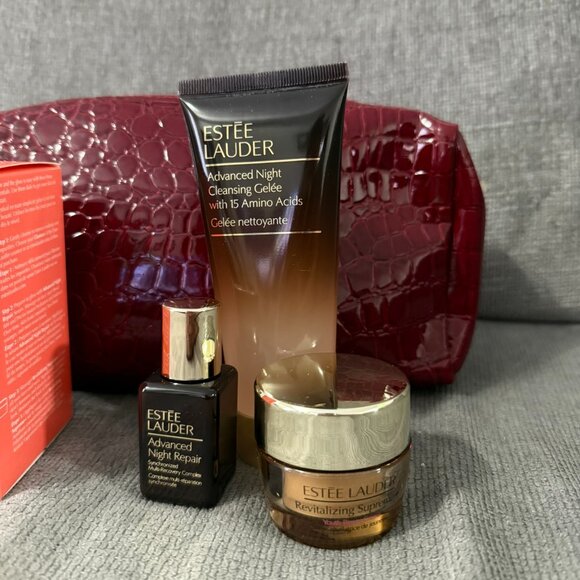Estee Lauder Cleansing, Revitalizing supreme cream, Advance Night Repair Set - Picture 2 of 9